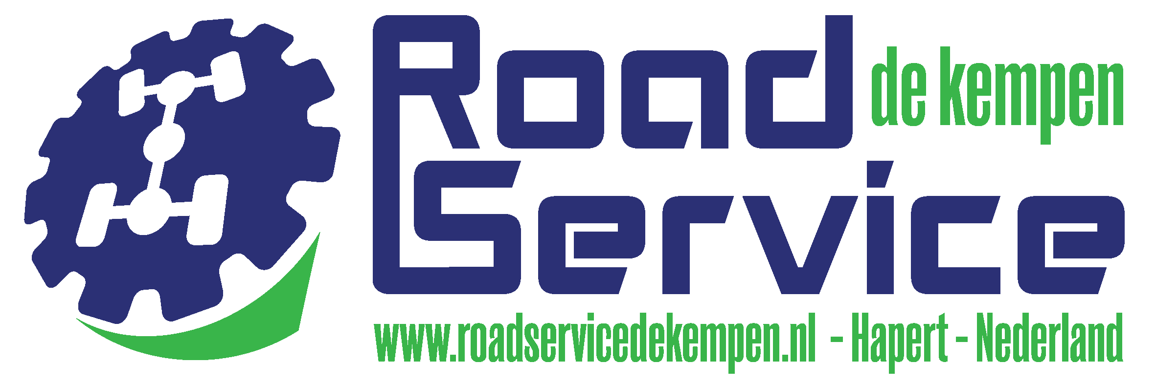 logo roadservice de kempen + url 30x10cm